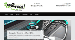 Desktop Screenshot of go2pros.com